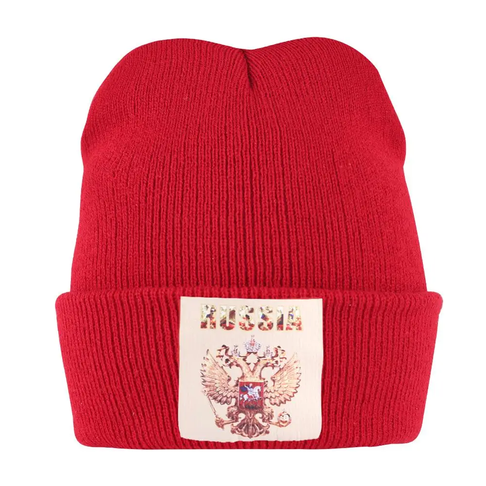 Черная Русская Шапка шапочка с двойным орлом шапочки Мужская короткая шапка