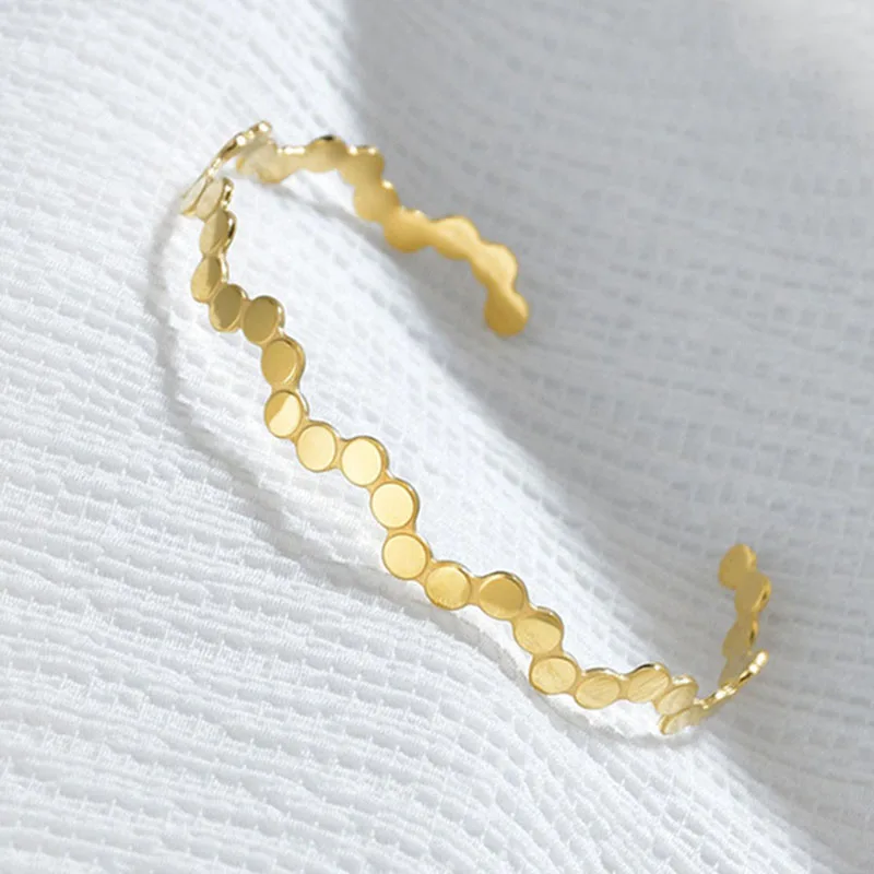 

Trendy Stainless Steel Cuff Bangles Creative Geometry Bracelet For Women Fashion Jewelry Accessories