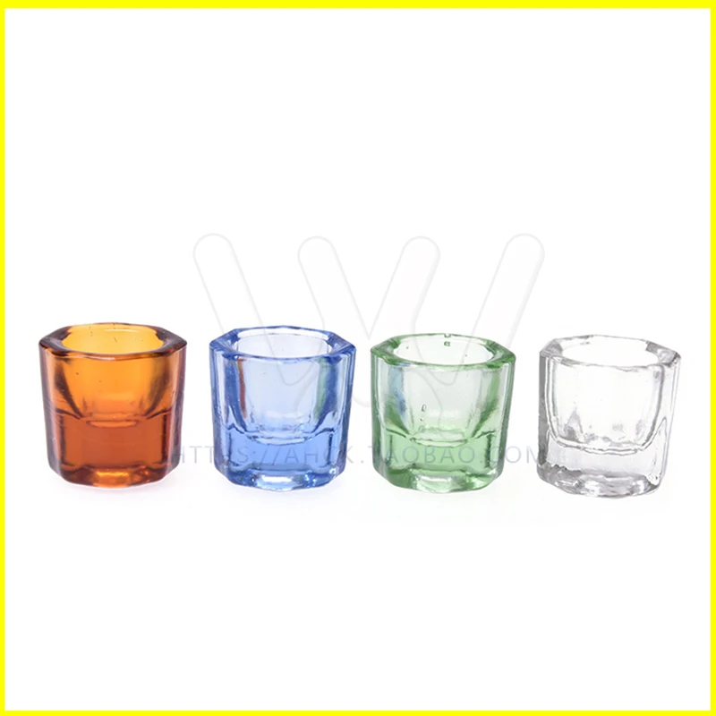 4Pcs Glass Dappen Dishes Tiny Mixing Bowls Glassware Dental Instruments Tool | Красота и здоровье