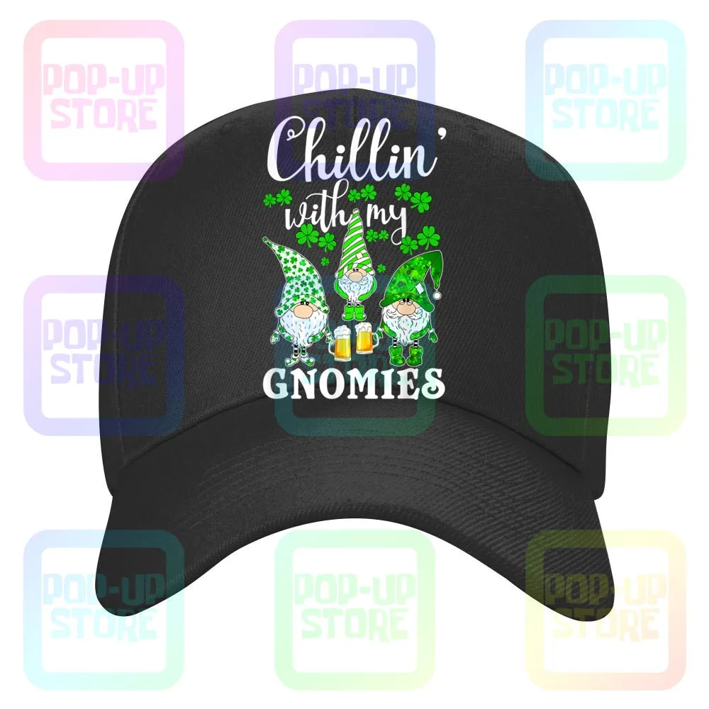 Chillin с моими гномиками Подарочная Кепка в клетку стиле буйвола День Святого
