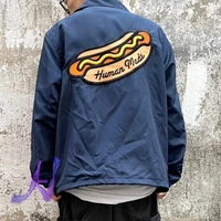 human made jacket high quality hot dog three dimensional embroidered loose jacket mens womens human made casual coat