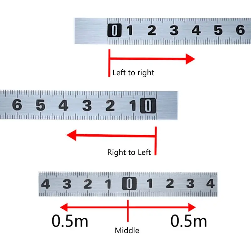 Tape Measure Metric 1M-5M Miter Track Measuring Steel Ruler for T-track Router Saw Table Woodworking Tools | Инструменты