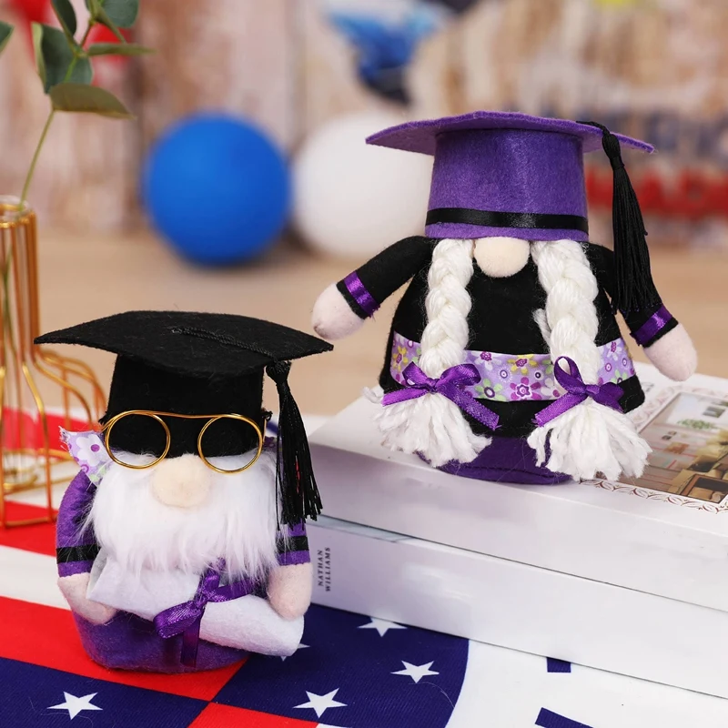 

Graduation Gnomes Plush Grad Swedish Tomte Nisse Plush Gnome for Graduation Decorations Graduation Ceremony