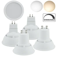 dimmable led spotlights acrylicaluminum 10w gu10 mr16 220v 240v bedroom table lamp bulbs white spot 180%c2%b0 degree wide beam