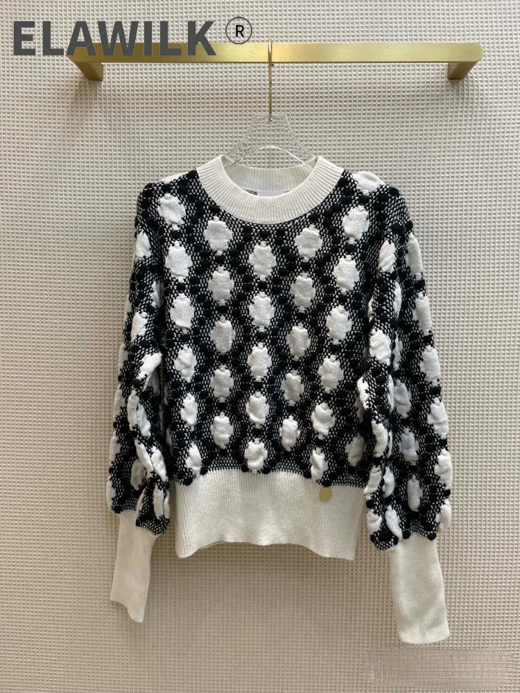 Кашемировый свитер для женщин новинка 2021 Ранняя осень четырехлистный клевер