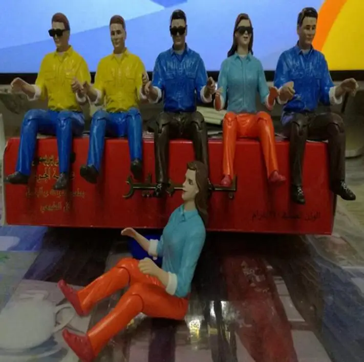 1 шт cotainer truck driver pilots фигурка статуи дети