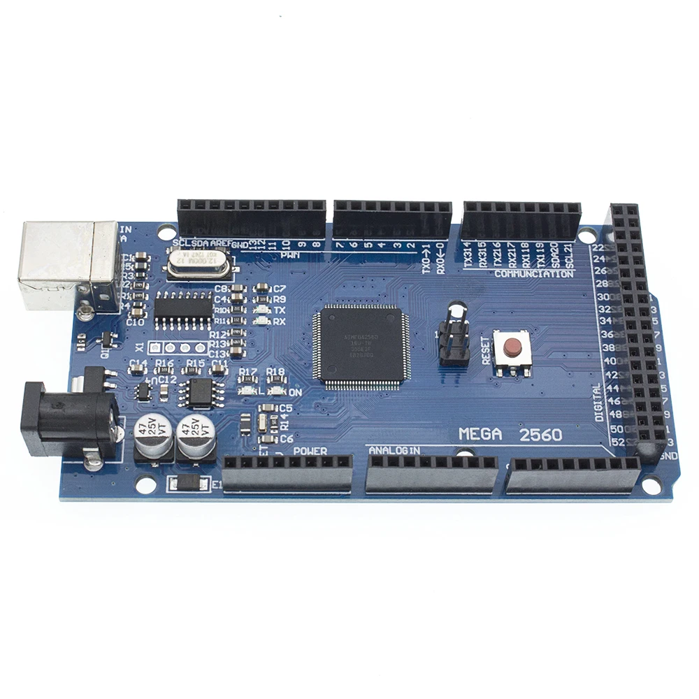 МЕГА 2560 R3 ATmega2560-16AU плата+ USB кабель совместим с МЕГА 2560(5 плата+ 5 USB кабель