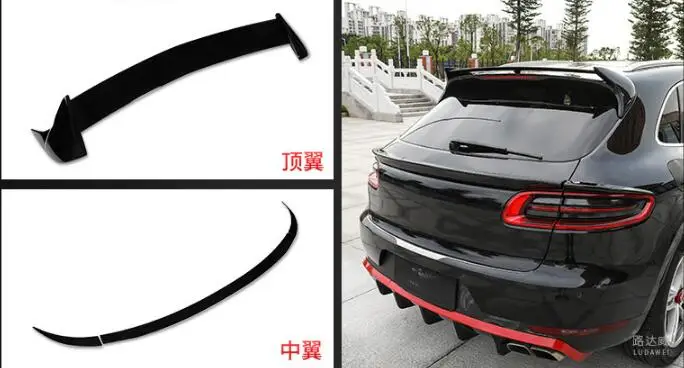 Заднее крыло багажника из АБС пластика задний спойлер для Porsche Macan 2014 2015 2016 2017 2018