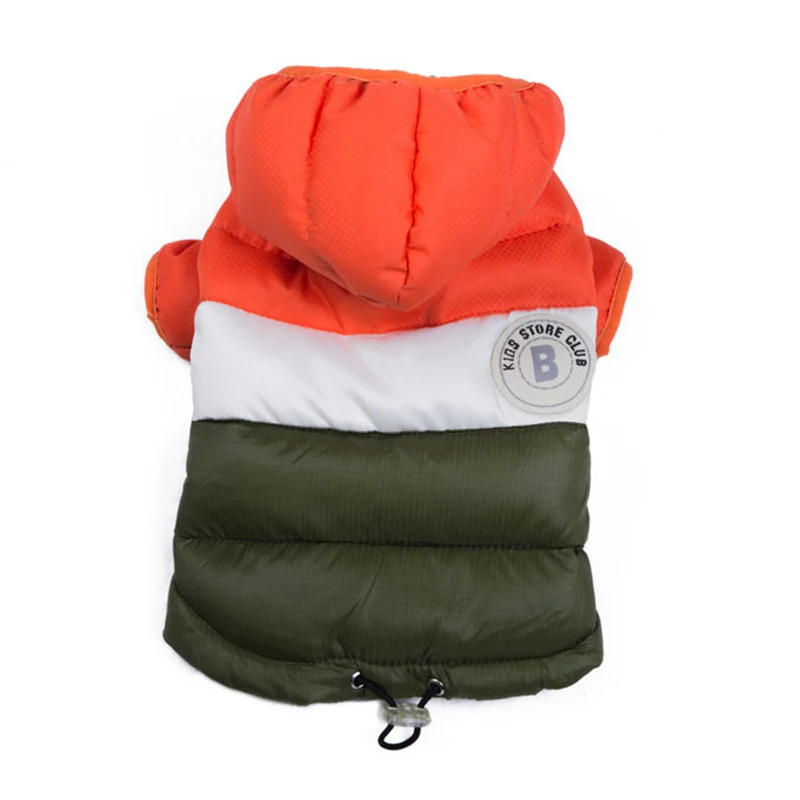 Зимняя одежда для собак теплая пуховая куртка домашних животных