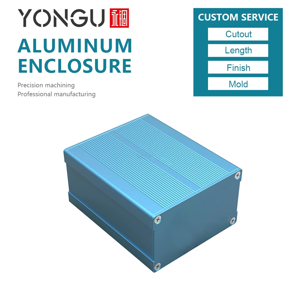 

H09 76W46H MM/2.99''x1.81'' Aluminum Power Network Extruded Box Electrical Box Electrical Enclosure
