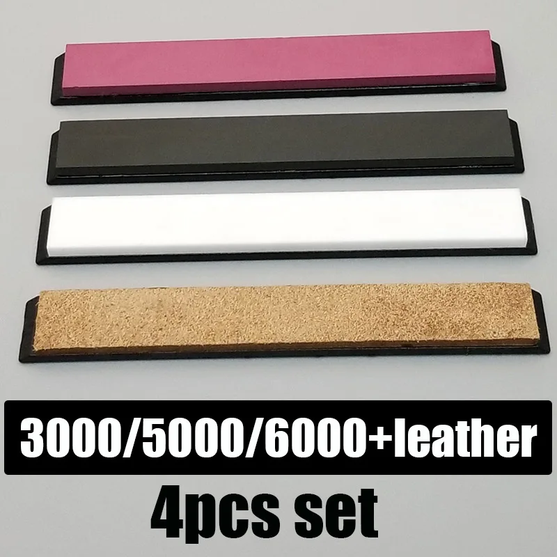 3K 5K 6K and leather 240/400/600/1000 Алмазный Кухня точилка камни ножей, точильный камень, несколько наборов варианты небольших мостов светильник - Цвет: 3K 5K 6K and leather