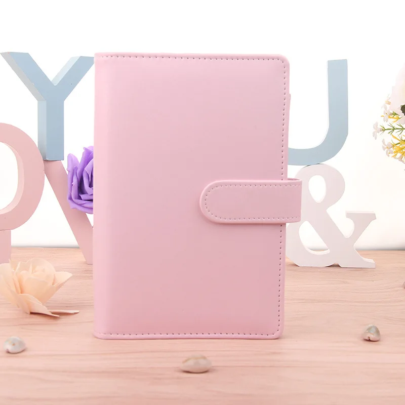 

A5 A6 Cute Ring Diary Leather Cover Case Handbook Cover Office Personal Binder Weekly Planner/agenda Organizer