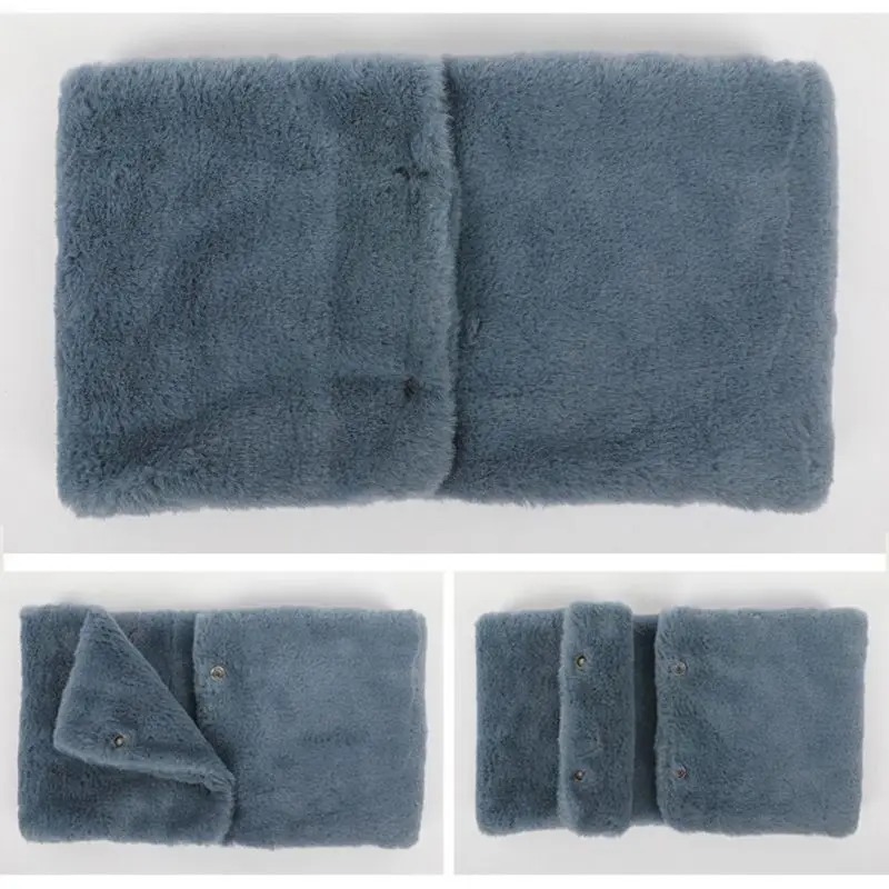 Теплый вязаный шарф для холодной погоды зимний ветрозащитный шеи WQ | Спорт и