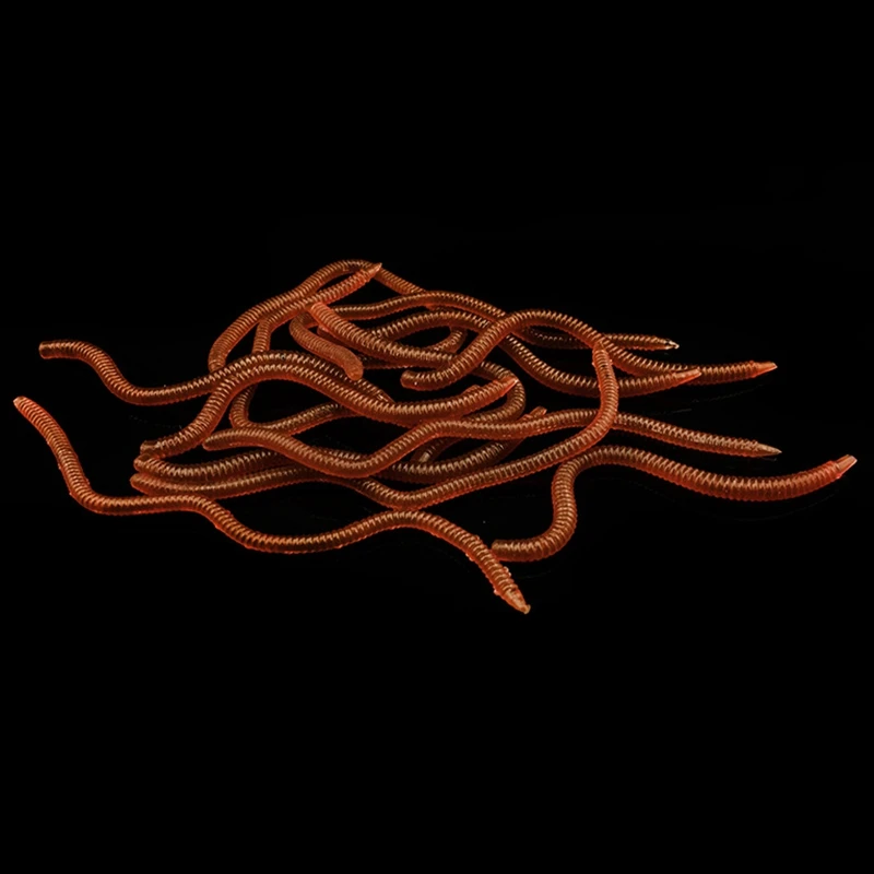 

Recommend 20pcs/kit Reusable Soft Worms Bait Earthworm Fishing Lure Kit Artificial Fishing Lures False Shaped Lifelike