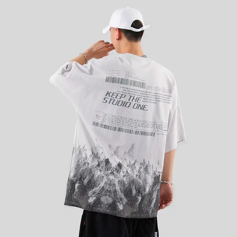 

Summer Oversized T Shirt Tshirt Men Polyester O-Neck HOLIDAY Japan Style Short Free Shipping T-shirt Streetwear Mens Clothing