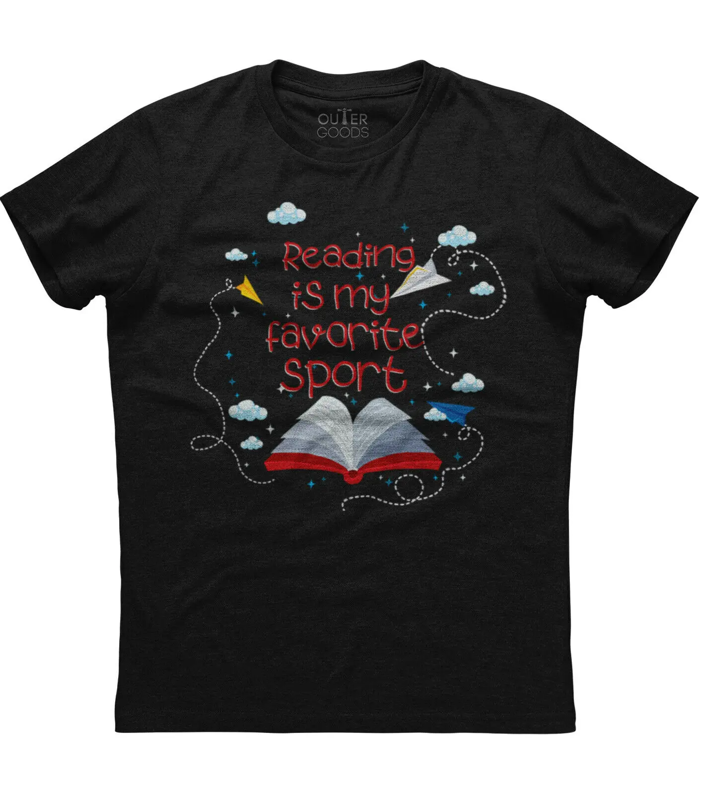 

Reading Is My Favorite Sport. Funny Book Lover Phrase T-Shirt. Summer Cotton O-Neck Short Sleeve Mens T Shirt New S-3XL