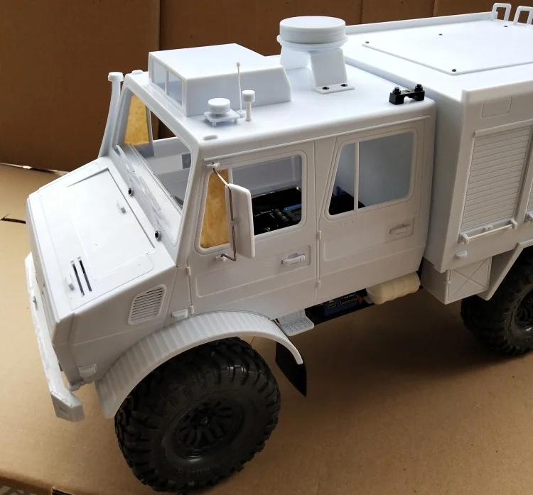 RC автомобиль Umimog пожарная машина жесткий корпус подходит для 1/10 весы