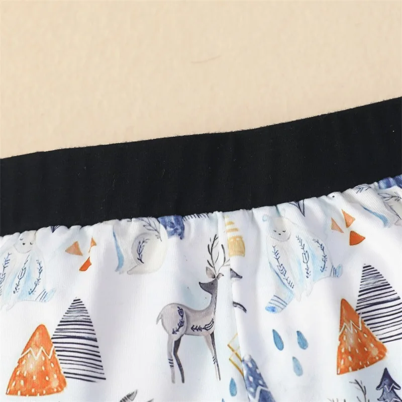 3 шт. детские штаны с длинным рукавом и круглым вырезом |