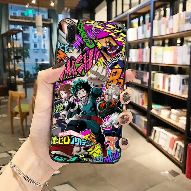 

Anime My Hero Deku Bakugou Boku Phone Case For Huawei honor Mate P 10 20 30 40 Pro 10i 9 10 20 8 x Lite