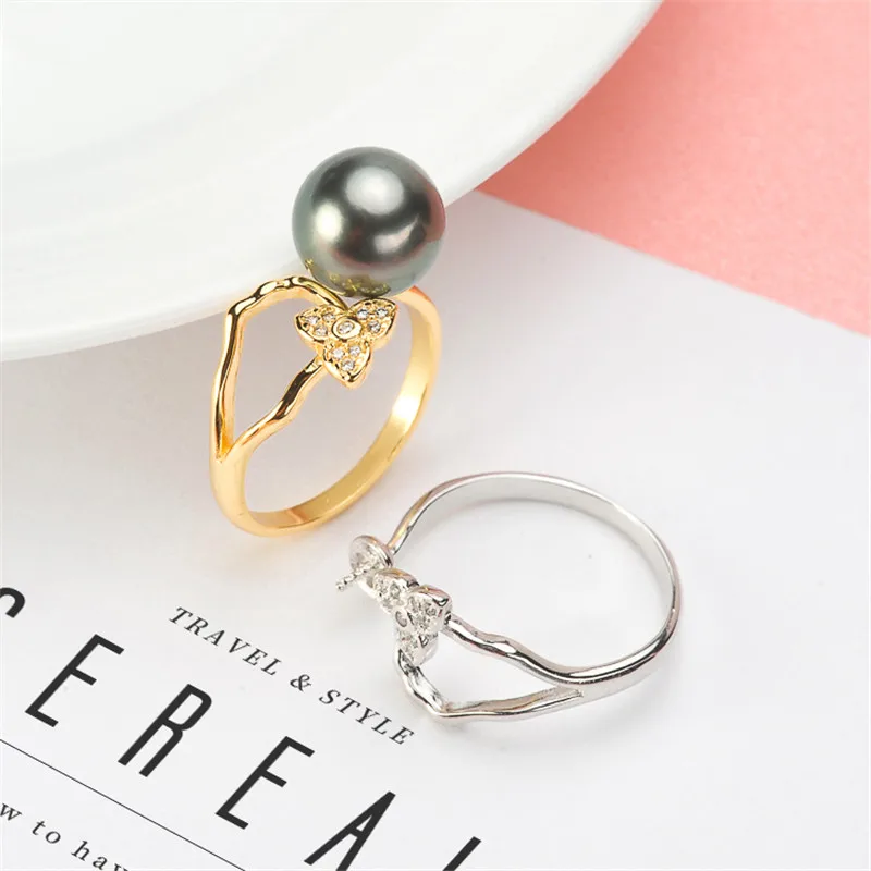 Регулируемое кольцо детали для ювелирных изделий фитинги серебряные аксессуары