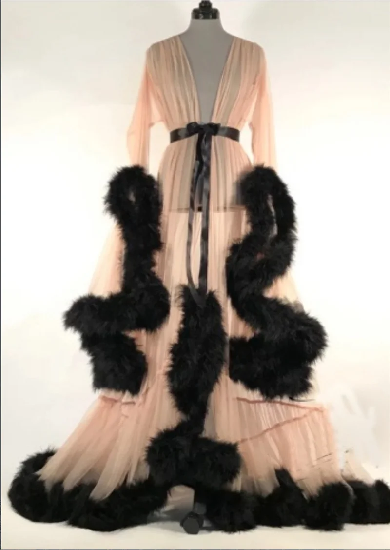 Бежевый Loose Satin Silk Long Robe Women Solid Lace Up Kimono Maxi Dress Nightgown Sleepwear Full Sleeve - Цвет: Бежевый