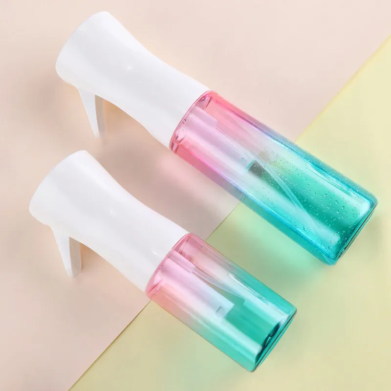 

Color gradient spray bottle contenant vide cosmetique container barber shop hair tools continuous bottles Alcohol disinfection