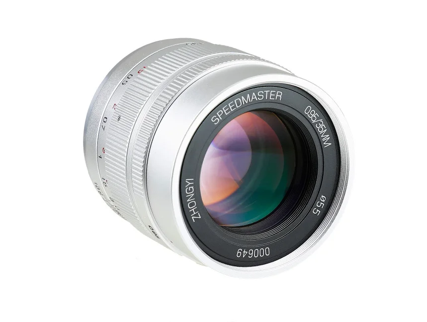 Объектив Zhongyi Mitakon Speedmaster 35 мм f/0 95 Mark II для Sony E крепление камеры A6500 A6400 A6300 A6000 NEX 7 5100
