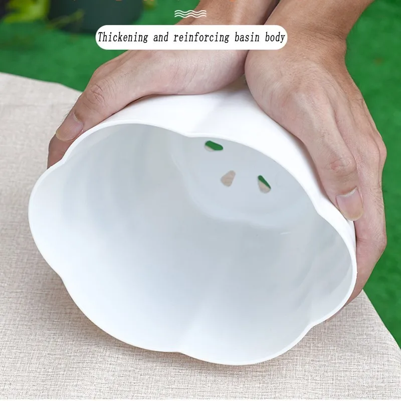 1 шт. толстый пластиковый цветочный горшок для домашнего садоводства рассада