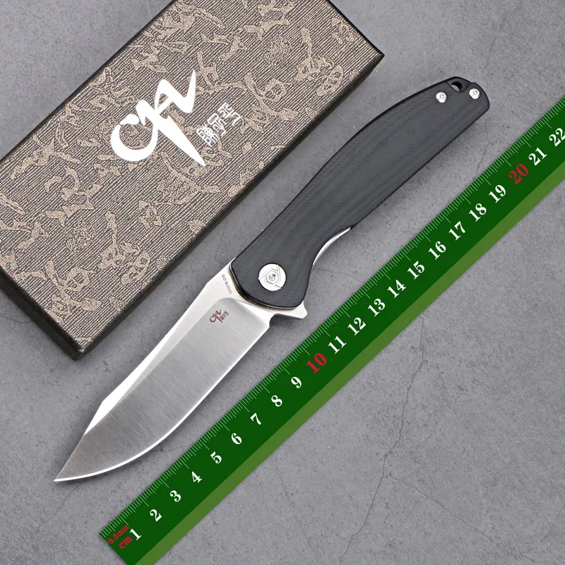 

CH Original CH3516 Folding knife D2 blade G10 steel handle outdoor camping Tactics hunting pocket fruit kitchen Knives EDC tools