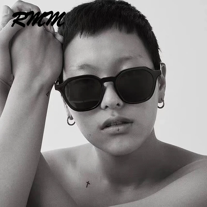 Унисекс Ретро солнцезащитные очки ins Горячие Солнцезащитные черные круглые