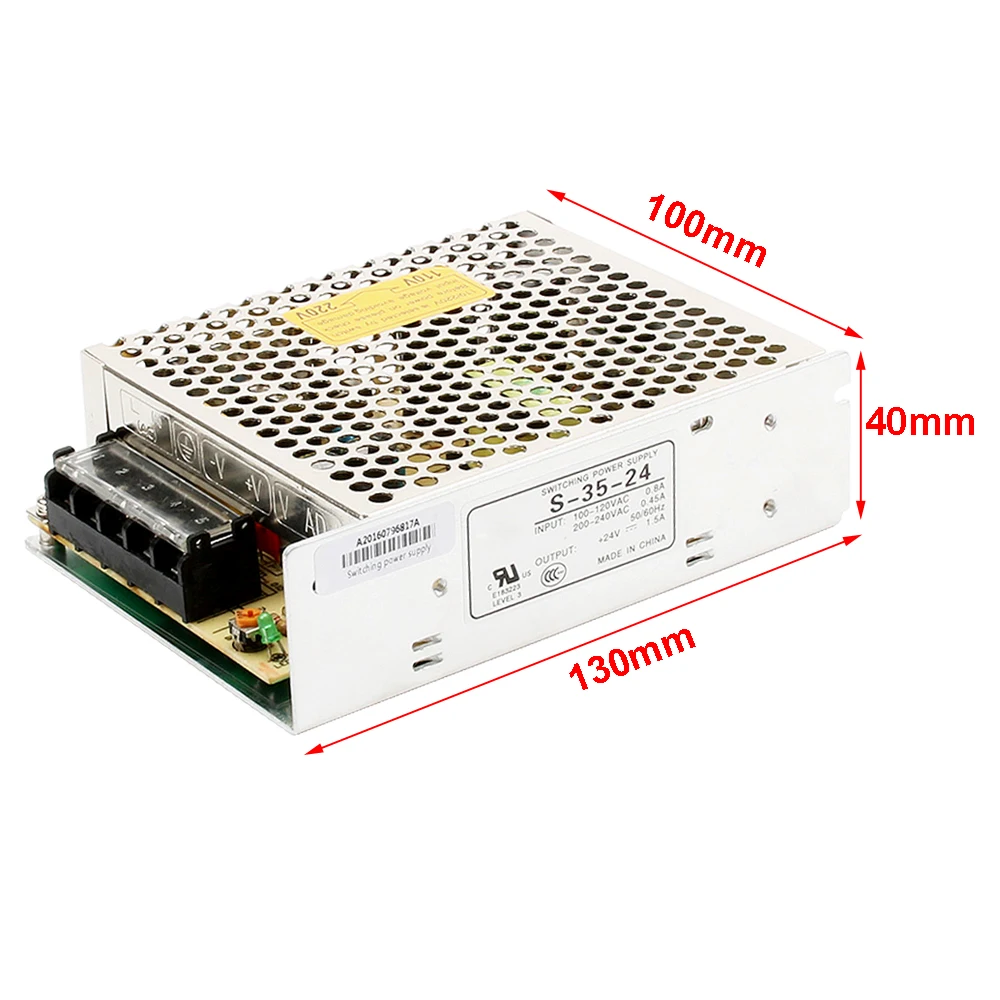 Мощный однослойный S 35W 5V 7А переменного тока в постоянный ток выключатель питания