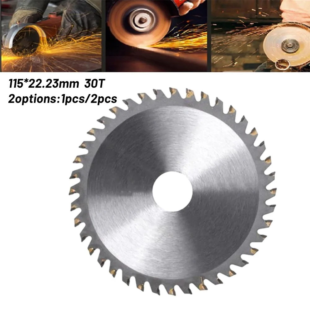

1/2pcs Saw Blade Discs 30Teeth Carbide For Angle Grinder For Cutting Wood