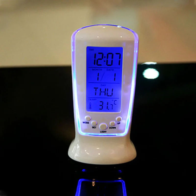 Новый многофункциональный мини светодиодный цифровой будильник светящийся