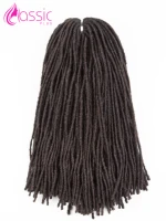 classic plus hair synthetic faux locs crochet braids hair dreadlocks ombre brown 28 inch braiding hair extensions wig for women