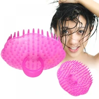 head hair washing scalp shampoo air brush comb soft massager brushes silicone cleaning care tool healthy reduce hair loss tools