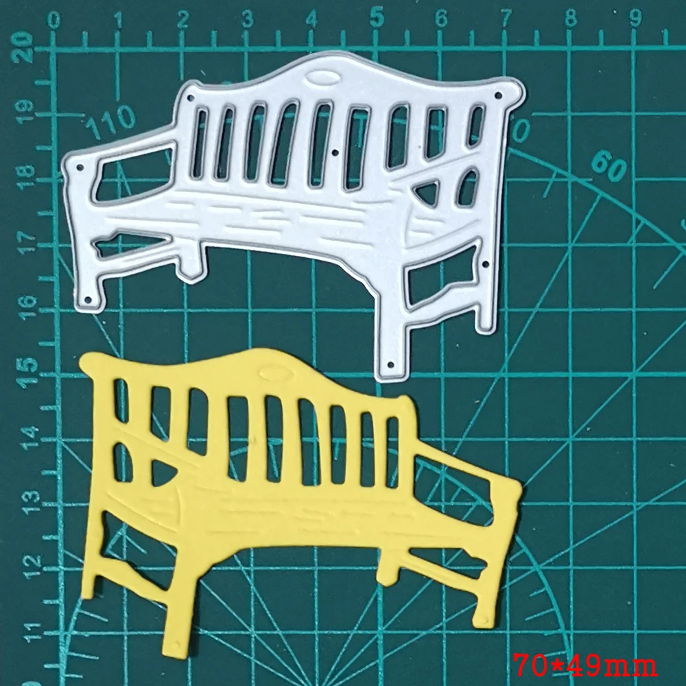 Park Bench / Chair Christmas Metal Cutting Dies For Stamps Scrapbooking Stencils DIY Paper Album Cards Decor Embossing 2020 New |