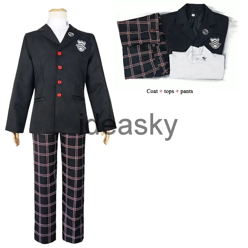 Костюм для косплея из игры аниме Persona 5 Акира Курусу костюм P5 Рен Амамия полный