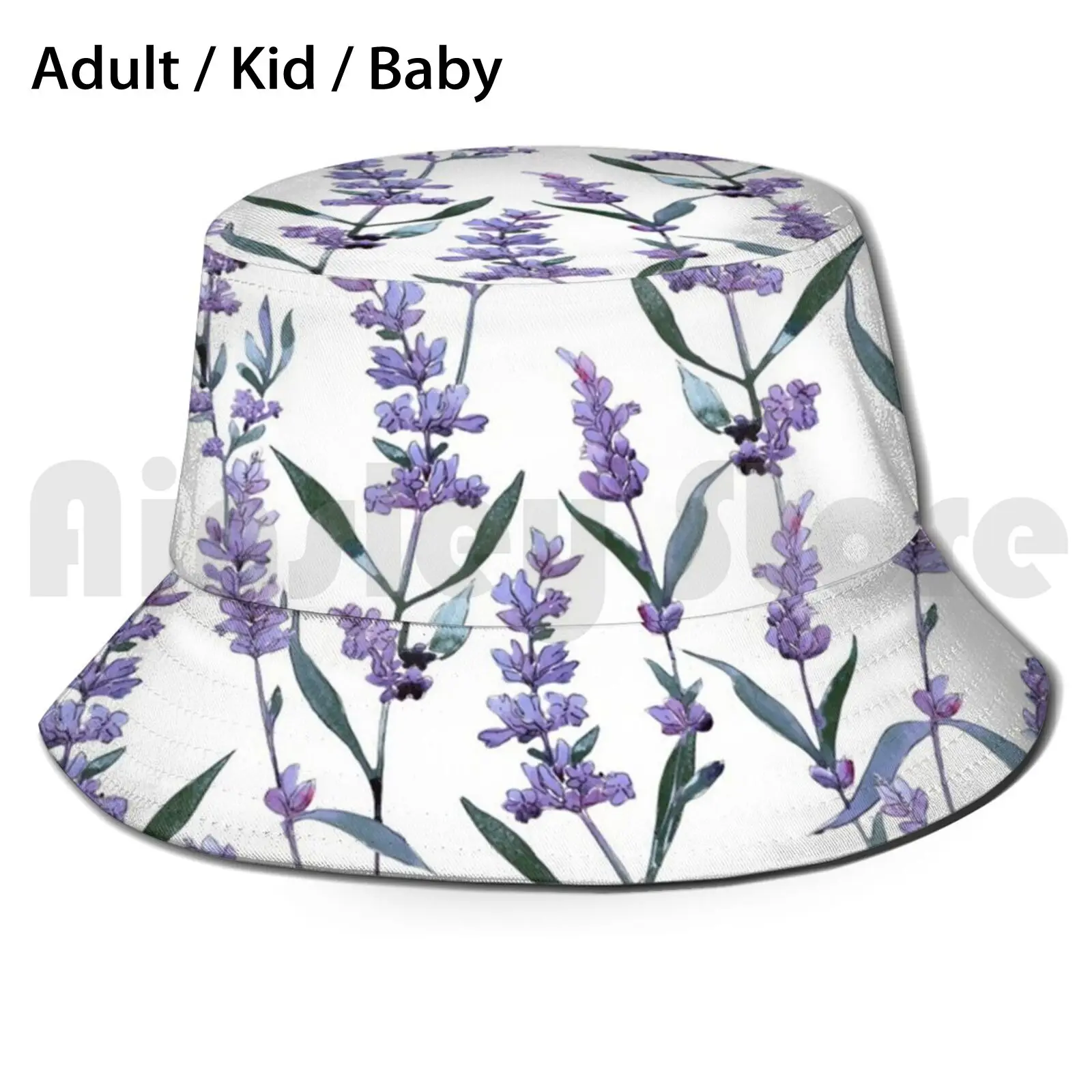 

Lavender Sun Hat Foldable UV Protection Lavender Purple Flower Flowers Nature Green Floral White Abstract Violet Pattern