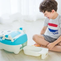 portable baby potty multifunction kids toilet seat child pot training girls boys chair childrens pot new cute cow pee poop wc
