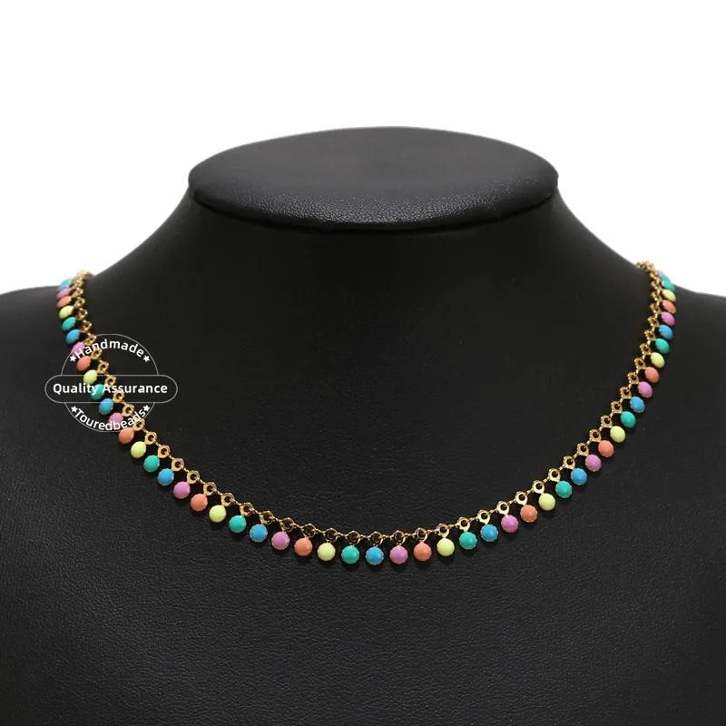 Цепочка Женская из нержавеющей стали ожерелье браслет на ногу ювелирное изделие