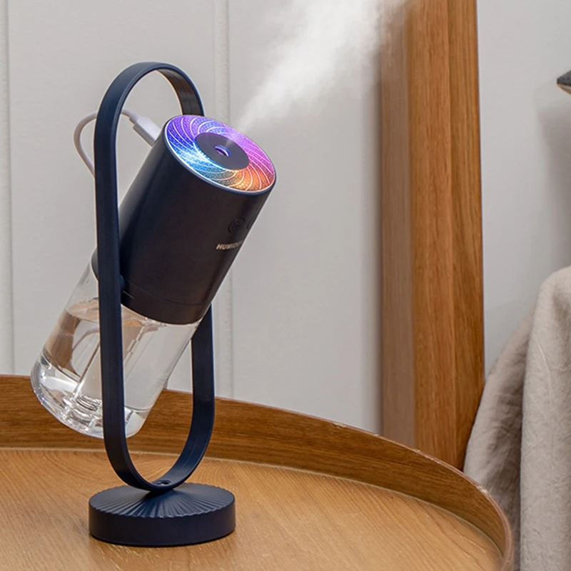 Ультразвуковой увлажнитель воздуха вращающийся на 360 градусов USB аромадиффузор