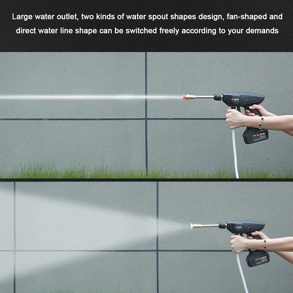 Продажа Бытовая Беспроводная Машина для мойки автомобилей высокого давления, 30 бар, портативный автомобильный мойщик с генератором пены