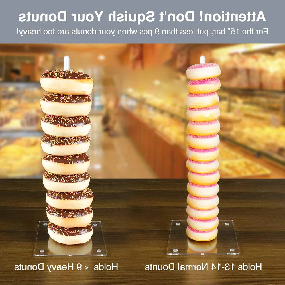 2019 Useful 6pcs Donut Wall Stand Wedding Decoration Baby Dessert Cake Kids Birthday Party Decor DIY Display | Дом и сад