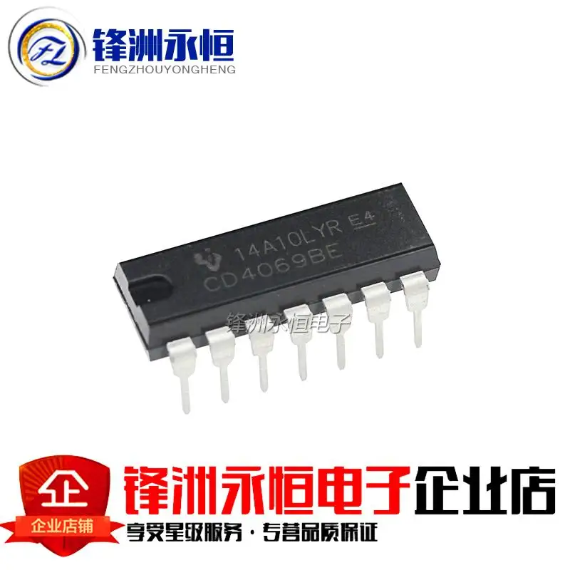 CD4069UBE DIP14 CD4069U DIP CD4069 DIP-14 CD4069BE новая и оригинальная ИС 10 шт. | Электронные компоненты
