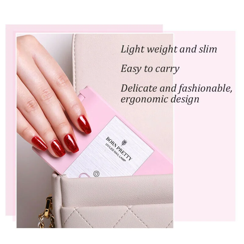 

Fold 24W UV Lamp 12 LEDs Nail Lamp Mini LED UV Art Nail Polish USB Folding Dry Light 12 LED Gel Nail Drying Tool