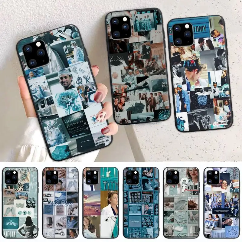 

Greys Anatomy Nurse Doctor Phone Case For iPhone 6 7 8 Plus 11 12 ProMax X XR XS SE Max Back Cover