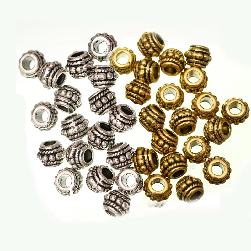 20 шт. тибетская фурнитура для рукоделия 8 х6 мм|metal beads|spacer metalmetal spacer beads |