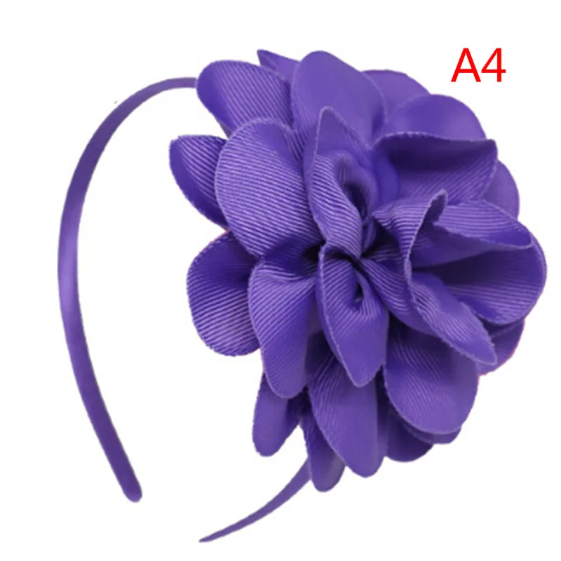 

Сплошная корсажная лента, Большая головная повязка с цветами, аксессуары для волос принцессы, пластиковая лента для волос, повязки на голов...