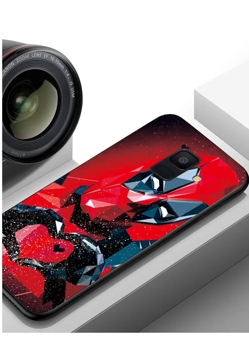 Для samsung Galaxy A6 plus чехол-накладка A8 plus Venom Joker черный чехол ТПУ для samsung A9 A7 A750 Железный человек бампер