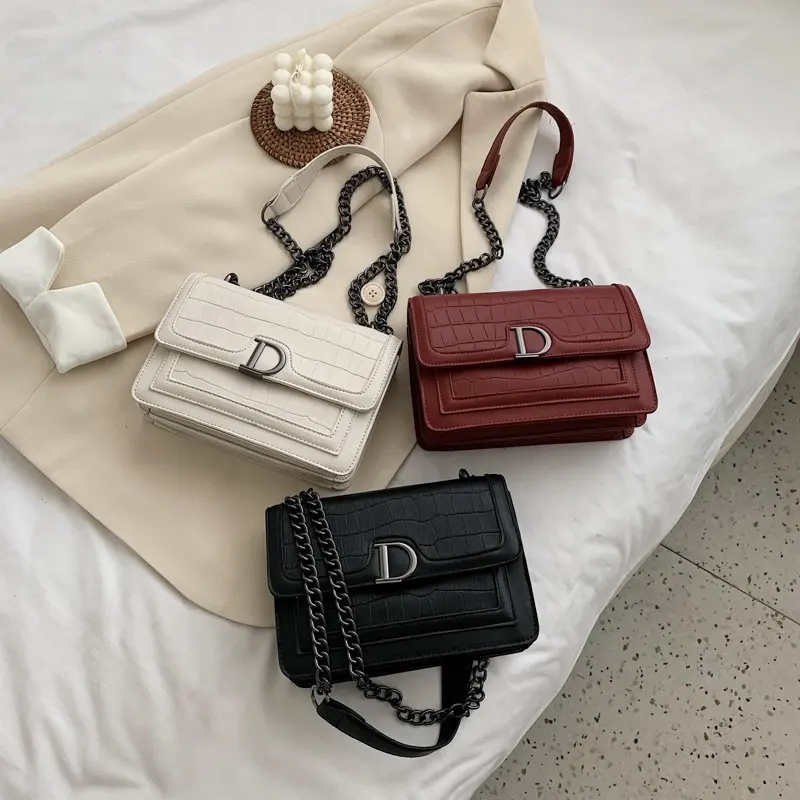 

Luxury Women Handbags Top Quality PU Leather Women's Designer Brand Shoulder Crossbody Bag And Purses Female Chain Messenger Bag